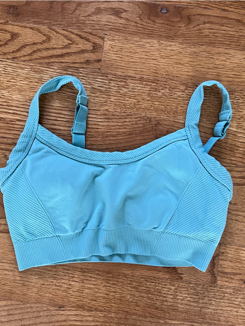 Old Navy Light Blue Scoop-Neck Sports Bra